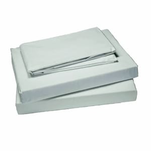 Percale Plain Duck Egg Duvet Cover - 100% cotton