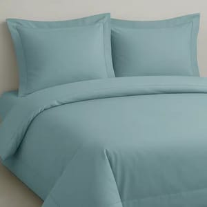 Duck Egg Oxford Duvet Cover - 100% cotton