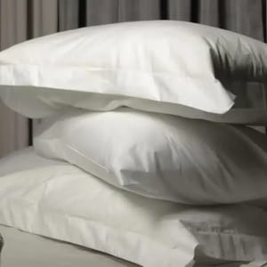 White Percale Oxford Pillow Case - 80/20 Polycotton