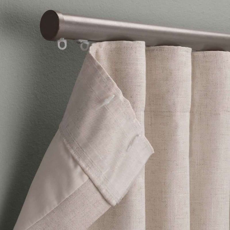 STUART GRAHAM READY MADE POLYESTER WAVE CURTAINS-BLAKE