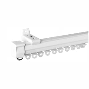 SINGLE CURTAIN TRACK-RACER CURTAIN TRACK-WHITE