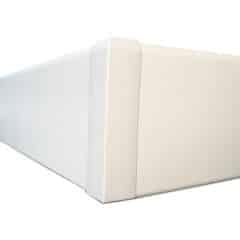 External Corner PVC Skirting Joiner - White