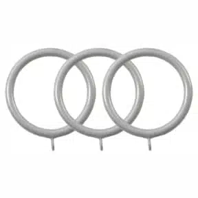 32mm Elements Curtain Rings 50mm Silver