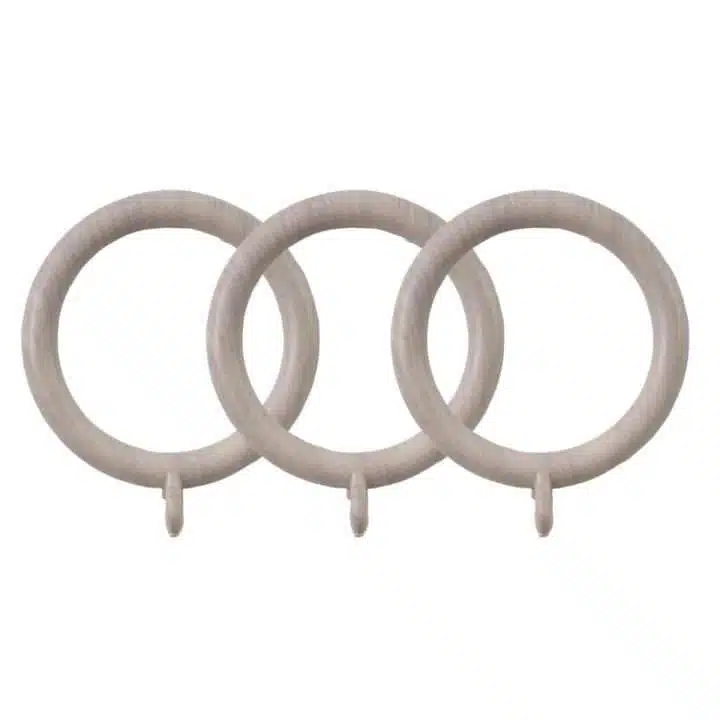 34mm Designer Curtain Rings - Sea Mist