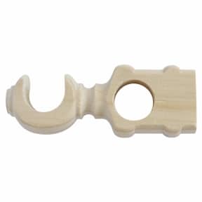 34Mm Classic Wood Natural Double Bracket Sml