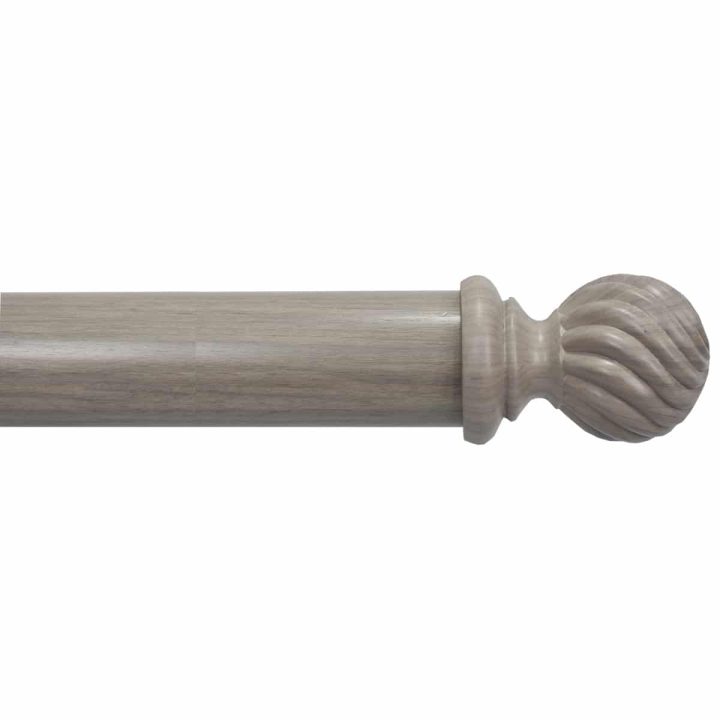 90Mm Colonial Twisted Ball Finial Sea Mist