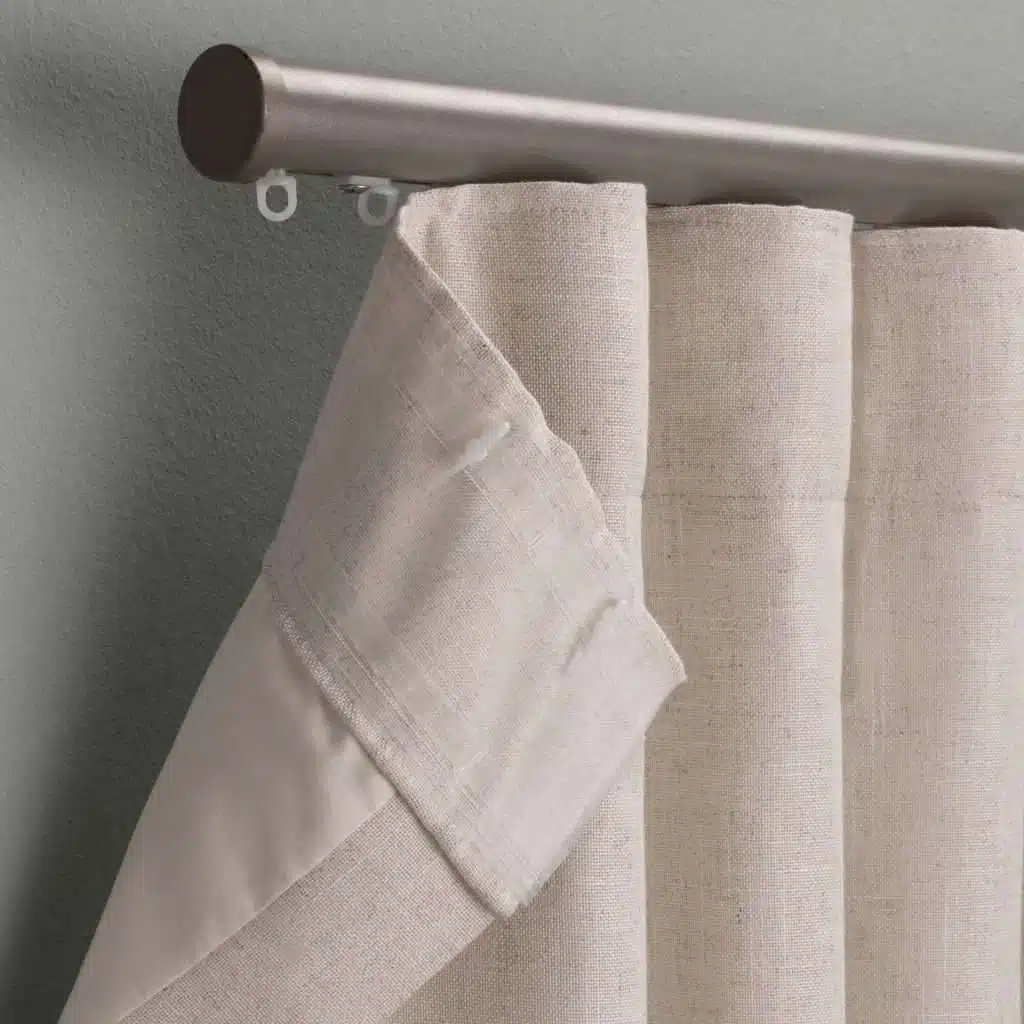 STUART GRAHAM READY MADE POLYESTER WAVE CURTAINS-BLAKE