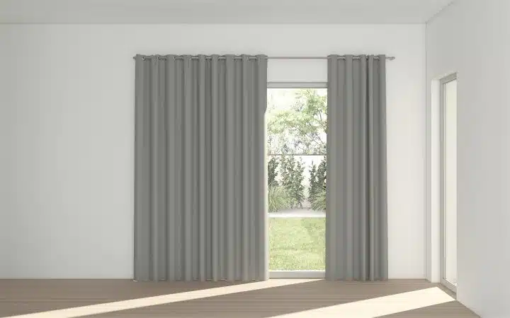 STUART GRAHAM READY MADE BLOCK OUT EYELET CURTAINS-SOLARINE