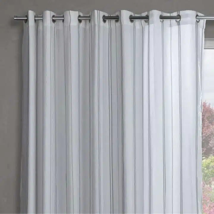 STUART GRAHAM READY MADE SHEER EYELET CURTAINS-GRACE