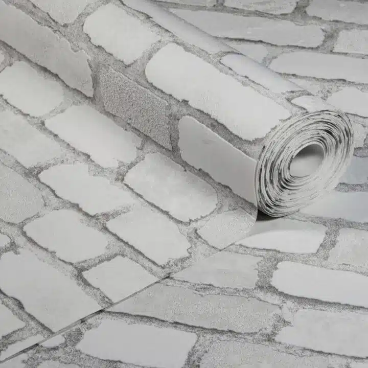Wallpaper - Carnaby Street Brick - White - Image 3