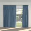 STUART GRAHAM READY MADE TAPED POLYESTER CURTAINS-COLOURWASH