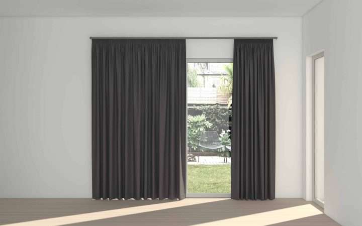 Stuart Graham Ready Made Taped Block Out Curtains-Midnight