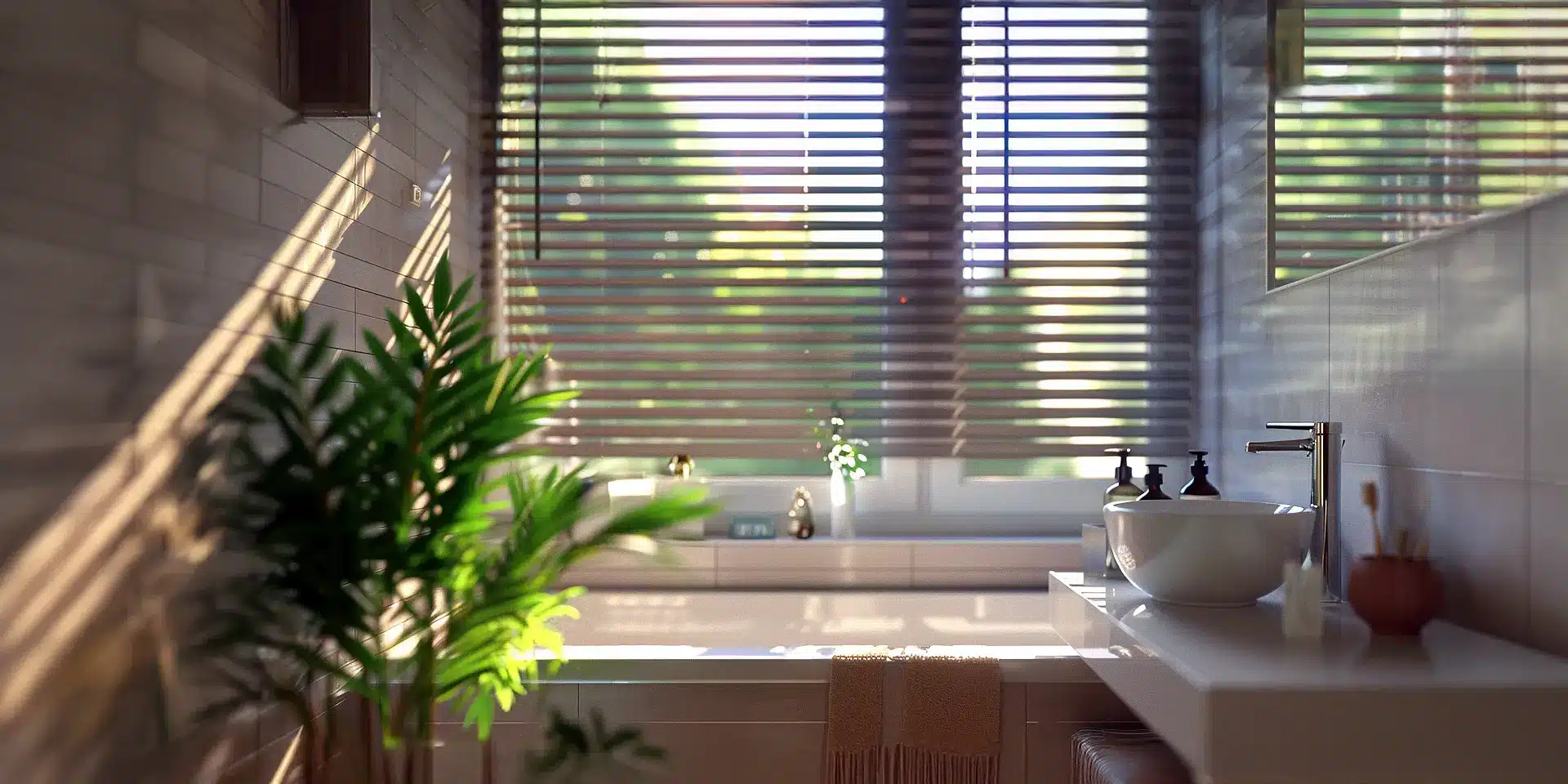 Bathrooms Fitted With Pvc Blinds