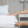 White Percale Fitted Sheet - 100% Cotton Percale – Crisp White Finish