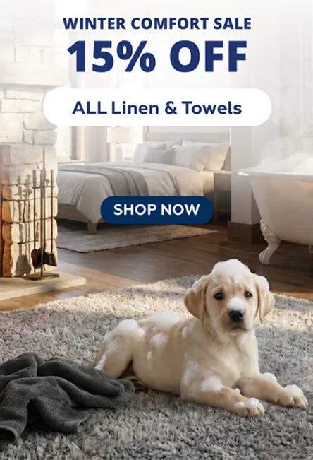 Home Specials 15 Off Linen Towels Winter Comfort Sale 2026 Finishing Touches Sa