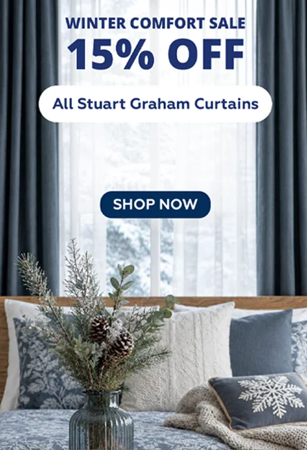 Home Specials 15 Off Stuart Graham Curtains Winter Comfort Sale 2026 Finishing Touches Sa